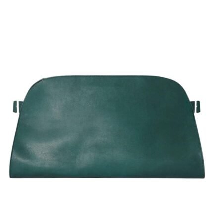 THE ROW MARGAUX EW CLUTCH IN LEATHER