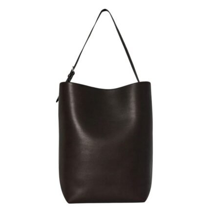 THE ROW LARGE NS SHOULDER BAG IN LEATHER