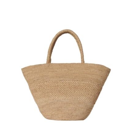 THE ROW EMILIE BAG IN RAFFIA
