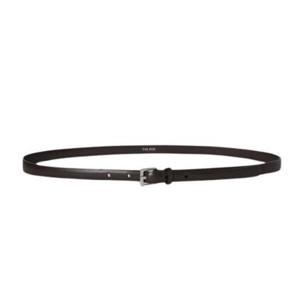 The Row City Belt Dark Brown