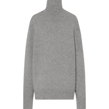 The Row Stepny Turtleneck Grey Melange