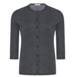 The Row Alena Top Dark Grey