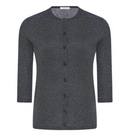 The Row Alena Top Dark Grey