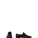 The Row Soft Moccasin Two Black