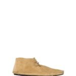 The Row Tyler Lace Up Shoe Yellow Linen
