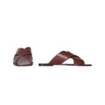 The Row Link Sandal Chocolate