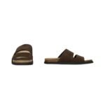 The Row Band Sandal Lacquer Brown