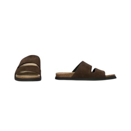 The Row Band Sandal Lacquer Brown