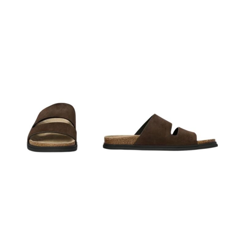 The Row Band Sandal Lacquer Brown