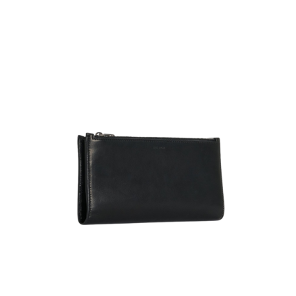 The Row Multi Zipped Wallet Black