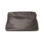 The Row Large Bourse Clutch Taupe