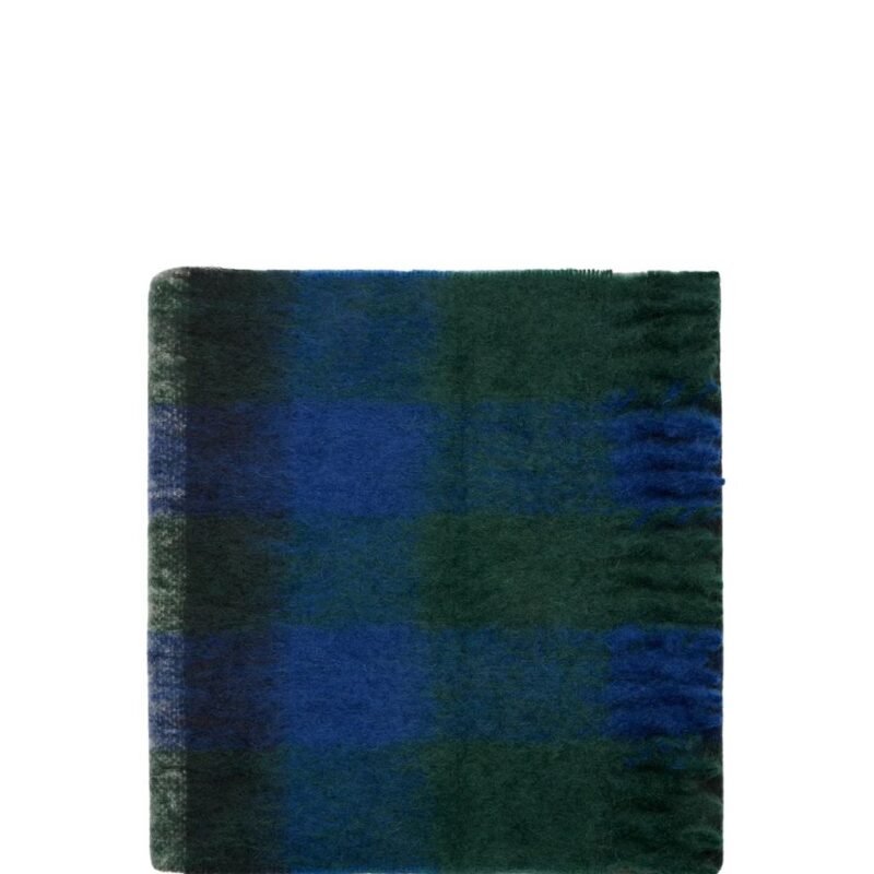 The Row Uma Scarf Blue / Green