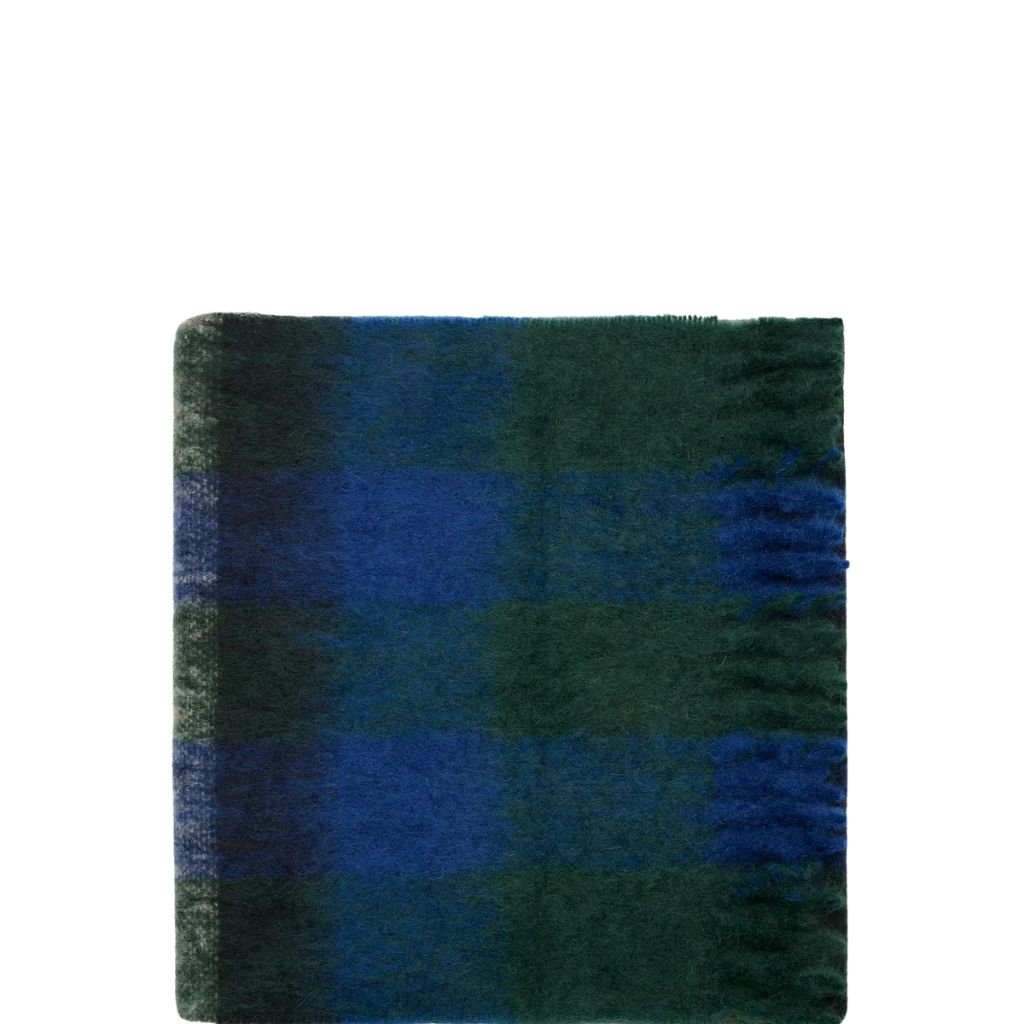 1 The Row Uma Scarf Blue / Green