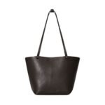 The Row Medium Park Tote Bag Walnut Shadow