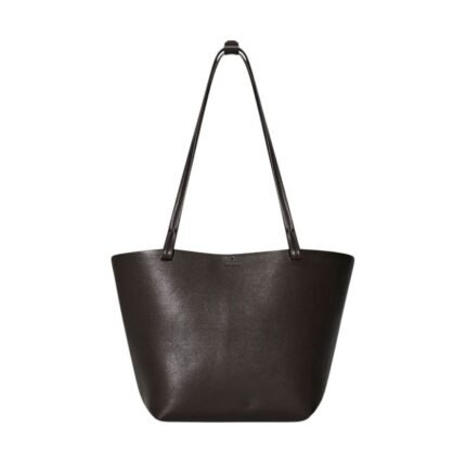 The Row Medium Park Tote Bag Walnut Shadow