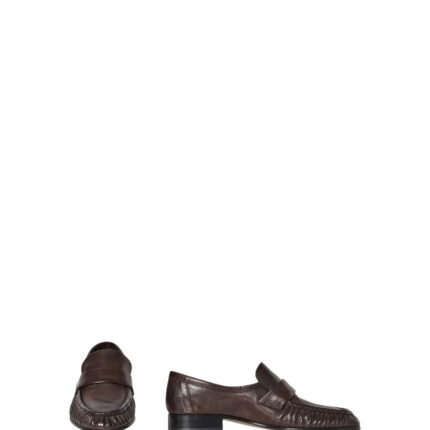 The Row Soft Loafer Brown