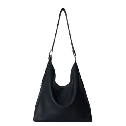 The Row Jean Shoulder Bag Black