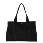 The Row Sisal Shoulder Bag Black