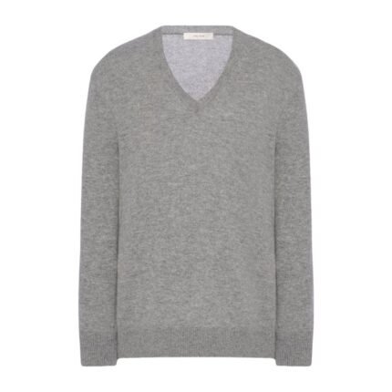 The Row Phora Sweater Light Grey Melange