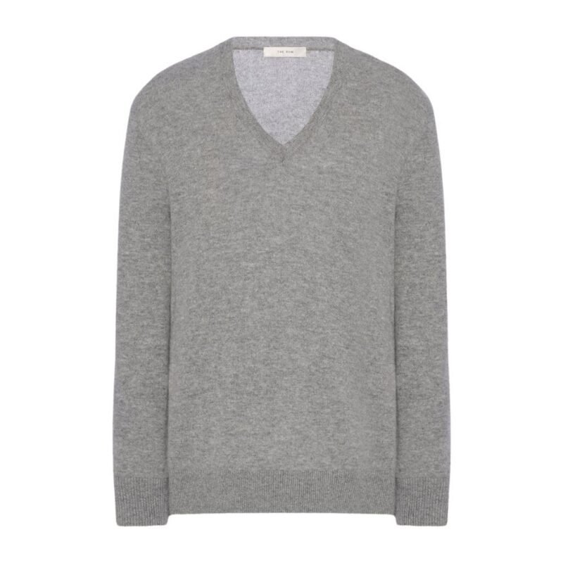 The Row Phora Sweater Light Grey Melange