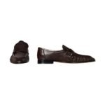 The Row Soft Loafer Deep Brown