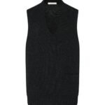 The Row Marte Vest Charcoal Melange