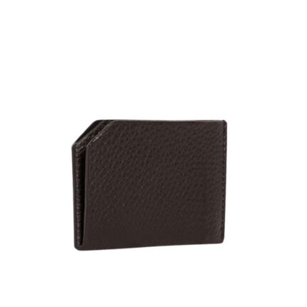 The Row Men CC Wallet Dark Brown