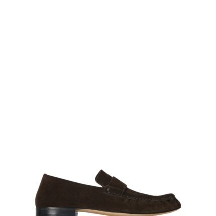 The Row Soft Moccasin Lacquer Brown