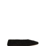 The Row Embroidered Stella Slipper Black
