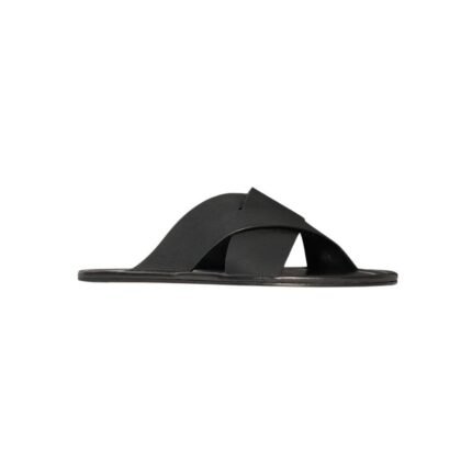 The Row Malick Cross Sandal Black