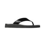 The Row City Flip Flop Black
