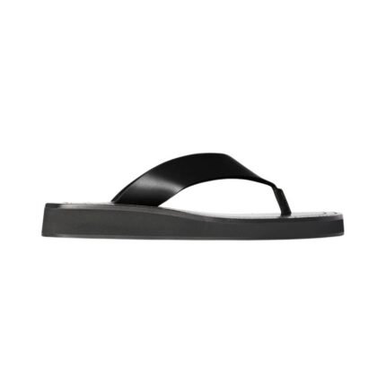 The Row City Flip Flop Black