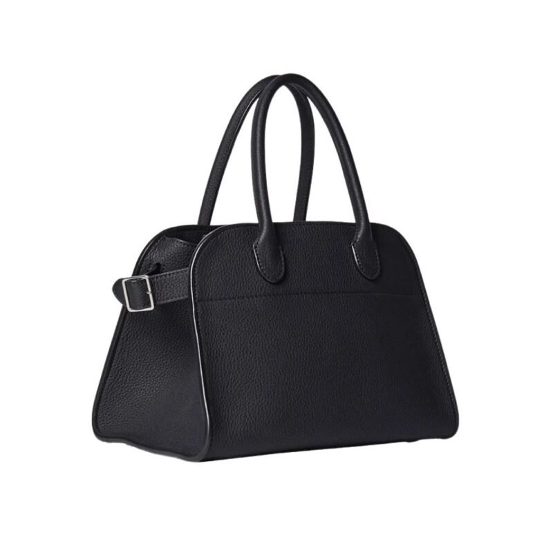 The Row Soft Margaux 10 Bag Black