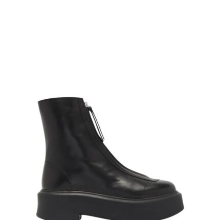 The Row Zipped Boot I Black