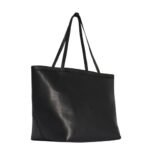 The Row XL Stitched Park Tote Bag Black / Black