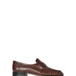 The Row Soft Loafer Chestnut
