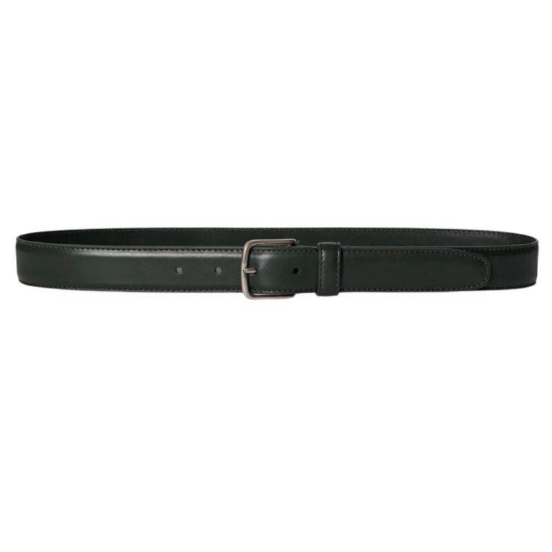 The Row Classic Belt Dark Moss