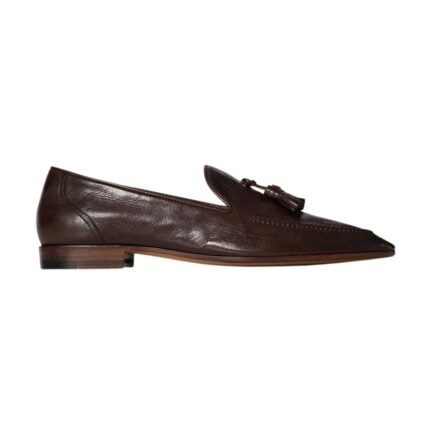 The Row Caden Loafer Deep Brown