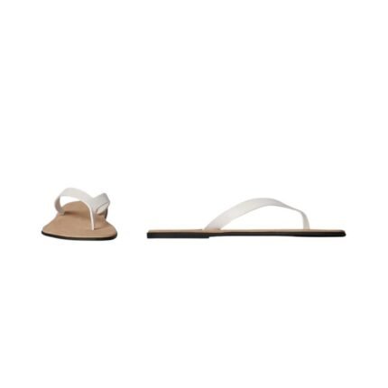The Row Beach Flip Flop Optic White