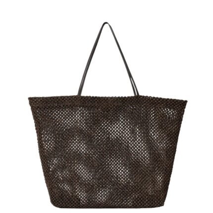The Row Barn Tote Bag Dark Brown