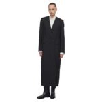 The Row Arista Coat Black