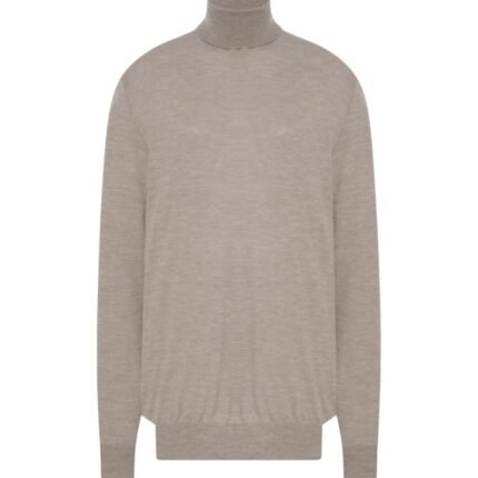 The Row Nabari Turtleneck Beige Melange