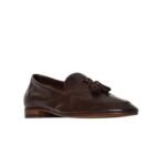 The Row Caden Loafer Deep Brown