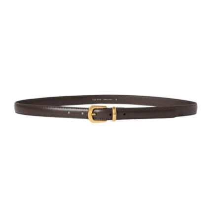 The Row Ring Belt Dark Brown