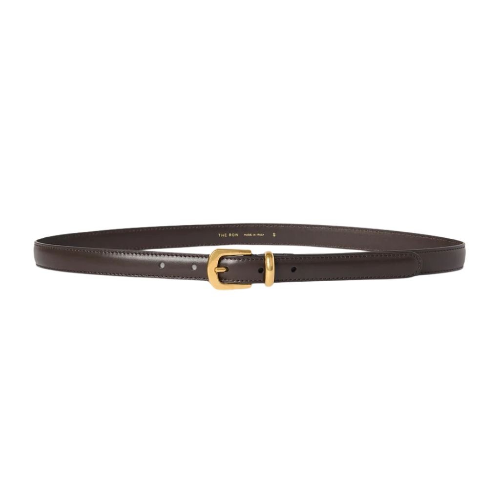11 The Row Ring Belt Dark Brown
