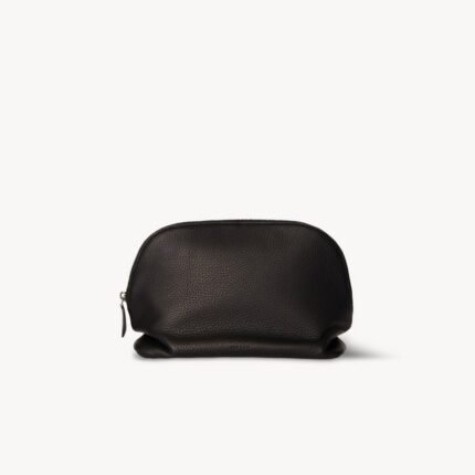 The Row Agnes Pouch Dark Brown