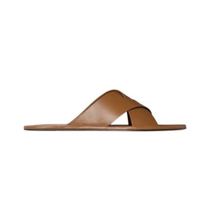 The Row Malick Cross Sandal Honey