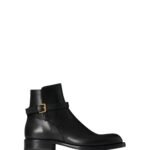 The Row Nobilis Buckle Boot Black