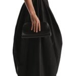 The Row Peggy Clutch Black