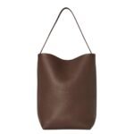 The Row Large N/S Park Tote Bag Dark Olive